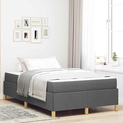 Boxspringbett Und Braun Und Weiß Stoff