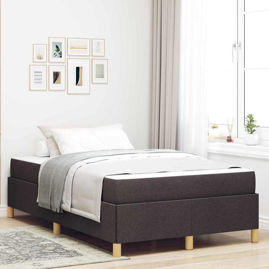 Boxspringbett Und Braun Und Weiß Stoff