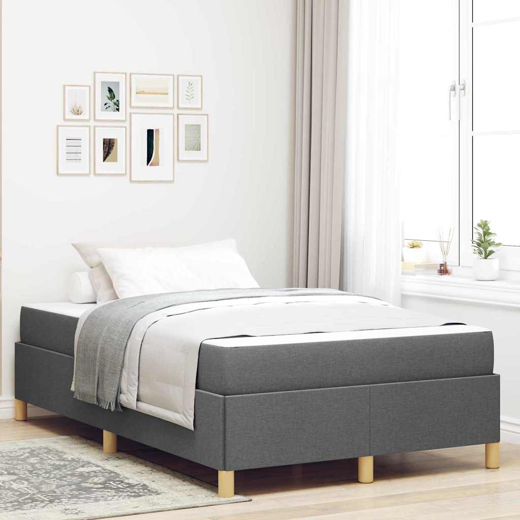 Boxspringbett Und Braun Und Weiß Stoff
