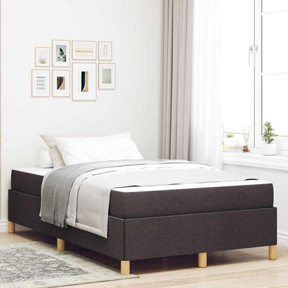 Boxspringbett Und Braun Und Weiß Stoff