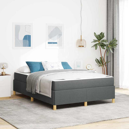 Boxspringbett Und Braun Und Weiß Stoff