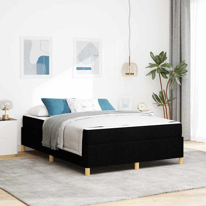 Boxspringbett Und Braun Und Weiß Stoff