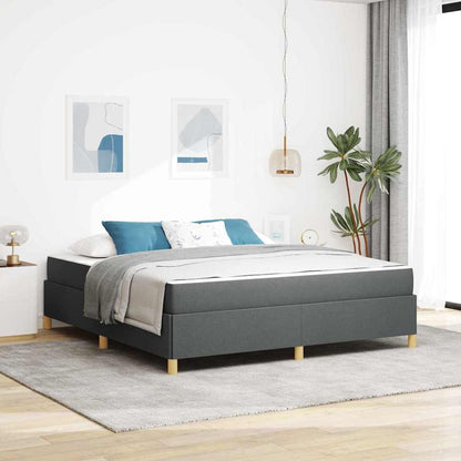 Boxspringbett Und Braun Und Weiß Stoff