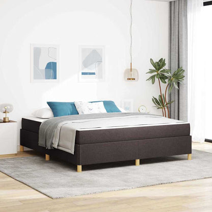 Boxspringbett Und Braun Und Weiß Stoff