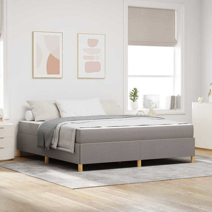 Boxspringbett Und Braun Und Weiß Stoff