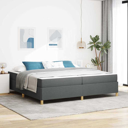 Boxspringbett Und Braun Und Weiß Stoff
