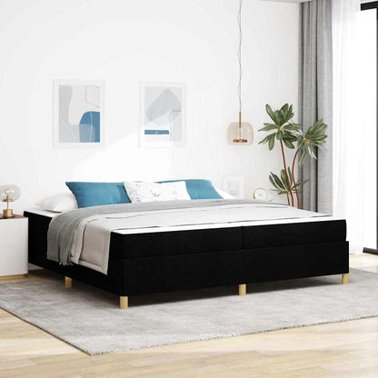 Boxspringbett Und Braun Und Weiß Stoff