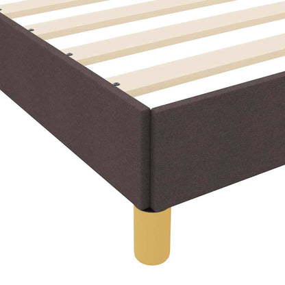 Boxspringbett Braun Stoff Und Holzwerkstoff