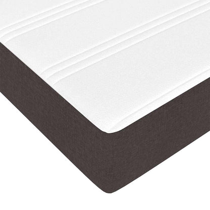 Boxspringbett Braun Stoff Und Holzwerkstoff