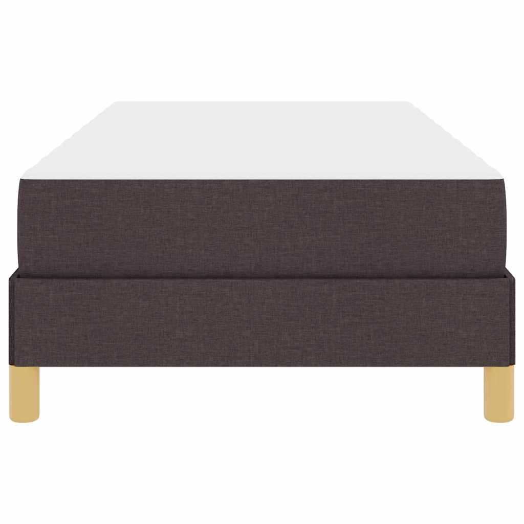 Boxspringbett Braun Stoff Und Holzwerkstoff