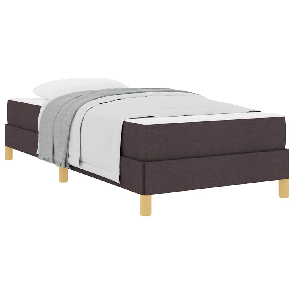 Boxspringbett Braun Stoff Und Holzwerkstoff