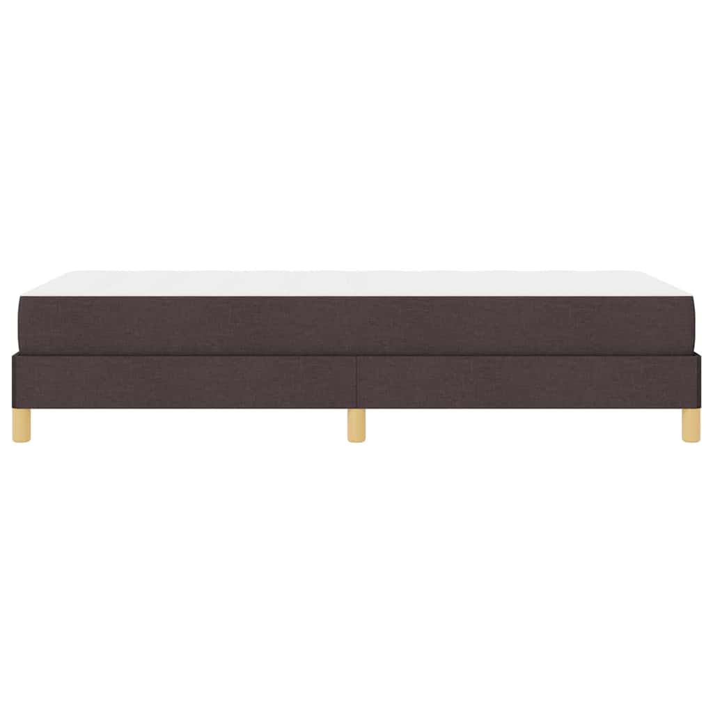 Boxspringbett Braun Stoff Und Holzwerkstoff