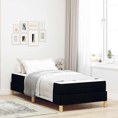 Boxspringbett Braun Stoff Und Holzwerkstoff