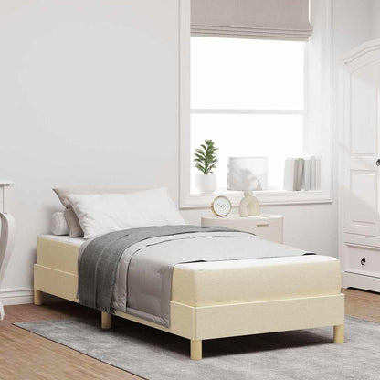 Boxspringbett Braun Stoff Und Holzwerkstoff