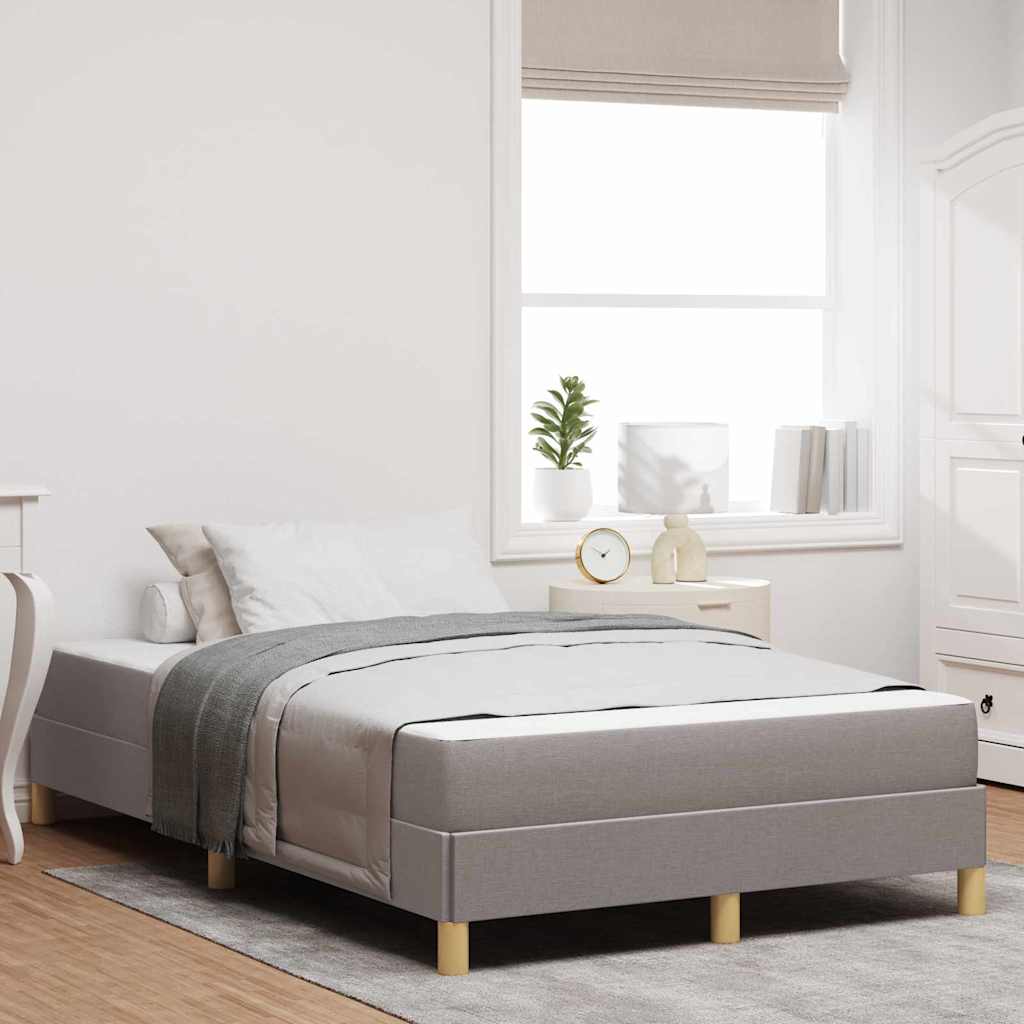 Boxspringbett Braun Stoff Und Holzwerkstoff