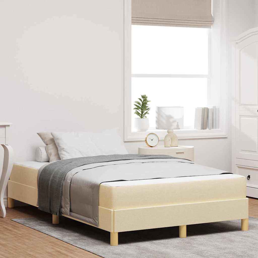 Boxspringbett Braun Stoff Und Holzwerkstoff