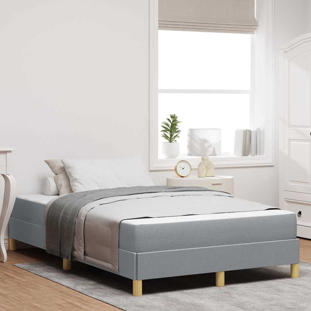 Boxspringbett Braun Stoff Und Holzwerkstoff