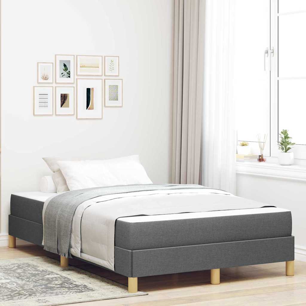 Boxspringbett Braun Stoff Und Holzwerkstoff
