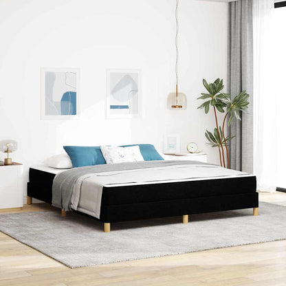 Boxspringbett Braun Stoff Und Holzwerkstoff
