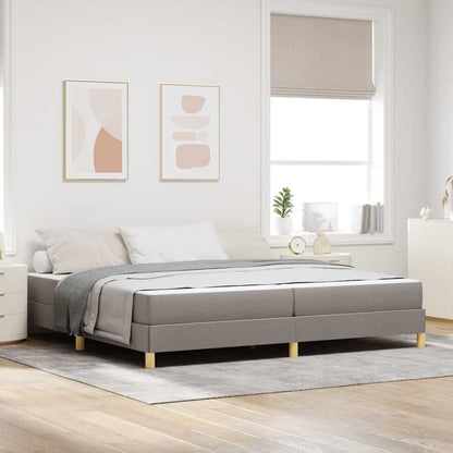 Boxspringbett Braun Stoff Und Holzwerkstoff