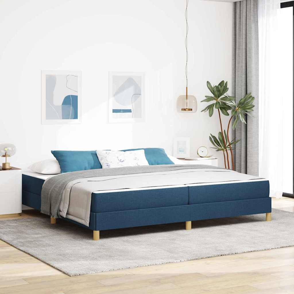 Boxspringbett Braun Stoff Und Holzwerkstoff