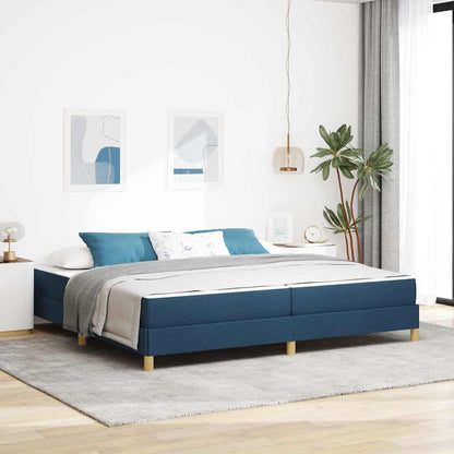 Boxspringbett Braun Stoff Und Holzwerkstoff