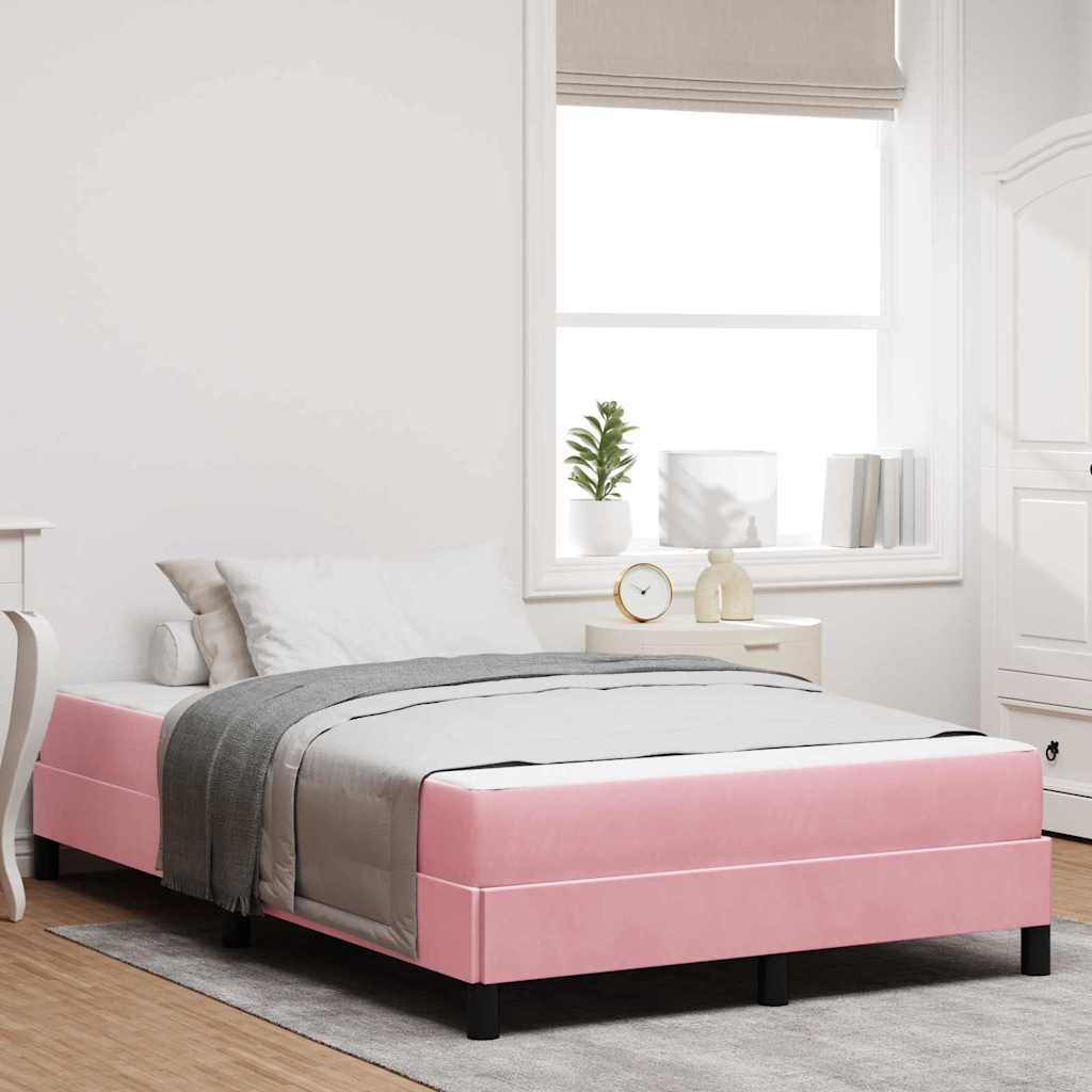 Boxspringbett Mit Matratze Mit Matratze Samt Rosa