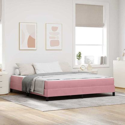 Boxspringbett Mit Matratze Mit Matratze Samt Rosa