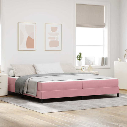 Boxspringbett Mit Matratze Mit Matratze Samt Rosa