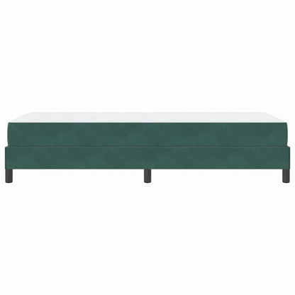 Boxspringbett Mit Matratze Samt Dunkelgrün