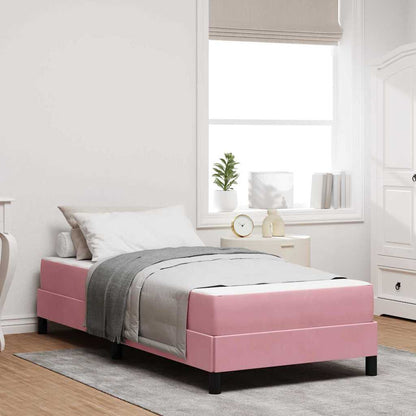 Boxspringbett Mit Matratze Mit Matratze Samt Rosa