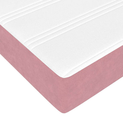 Boxspringbett Mit Matratze Mit Matratze Samt Rosa