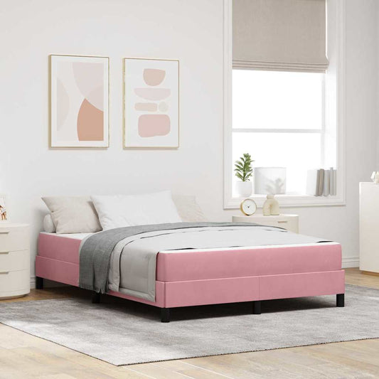 Boxspringbett Mit Matratze Mit Matratze Samt Rosa