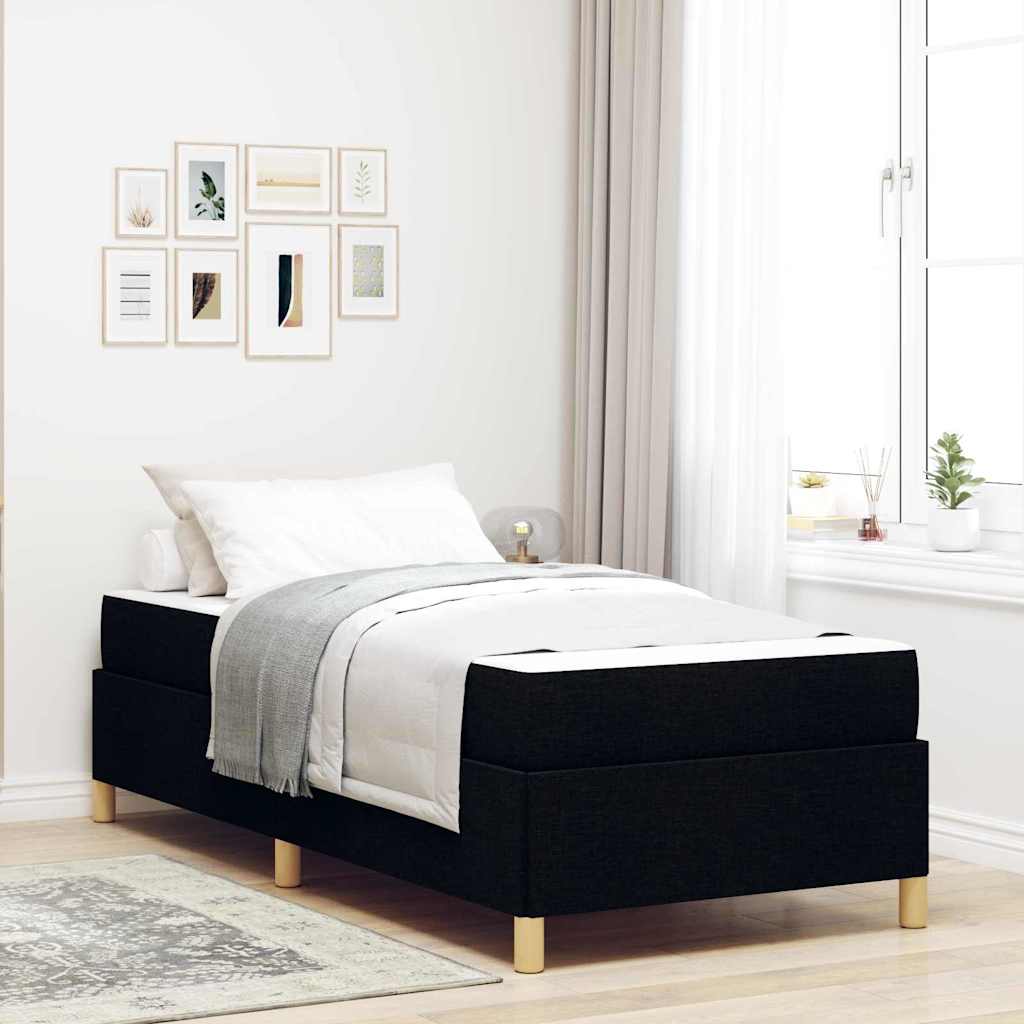 Boxspringbett Und Braun Und Weiß Stoff