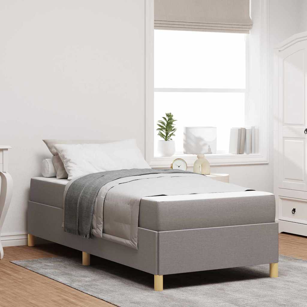 Boxspringbett Und Braun Und Weiß Stoff