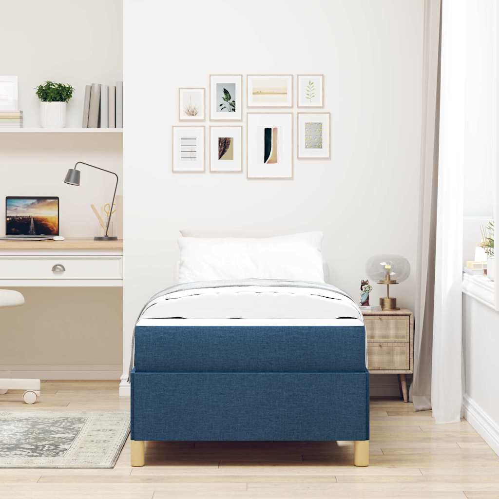 Boxspringbett Und Braun Und Weiß Stoff