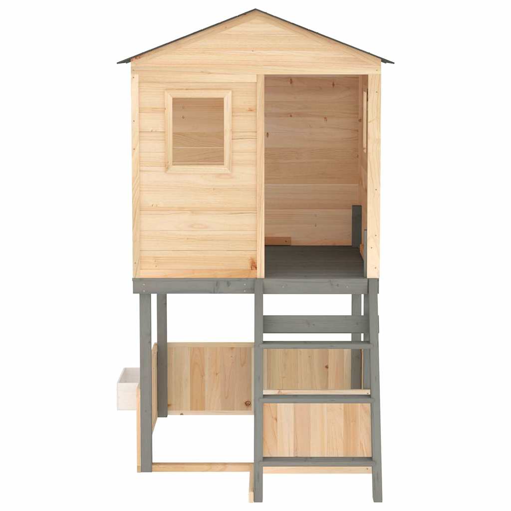 Spielturm Massivholz Tanne