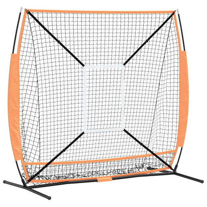 Baseball-Übungsnetz Schwarz 180 X 59.5 X 152.5 Cm Polyester