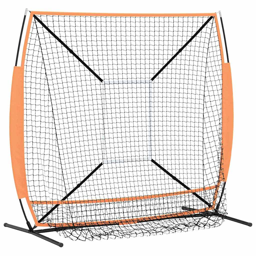 Baseball-Übungsnetz Schwarz 180 X 59.5 X 152.5 Cm Polyester