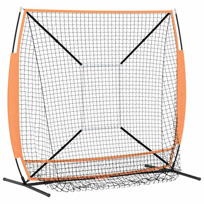 Baseball-Übungsnetz Schwarz 180 X 59.5 X 152.5 Cm Polyester