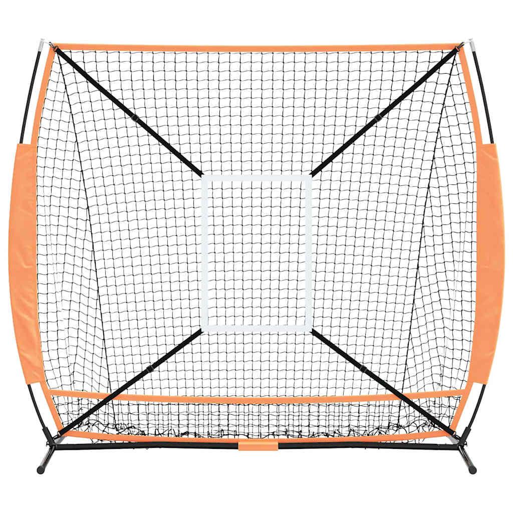Baseball-Übungsnetz Schwarz 180 X 59.5 X 152.5 Cm Polyester