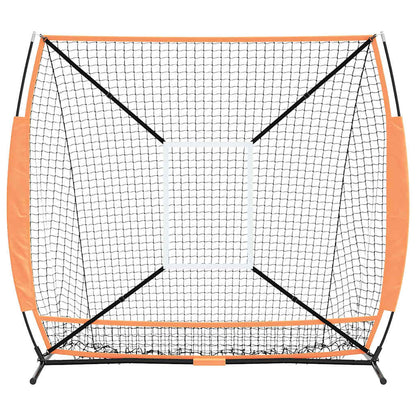 Baseball-Übungsnetz Schwarz 180 X 59.5 X 152.5 Cm Polyester