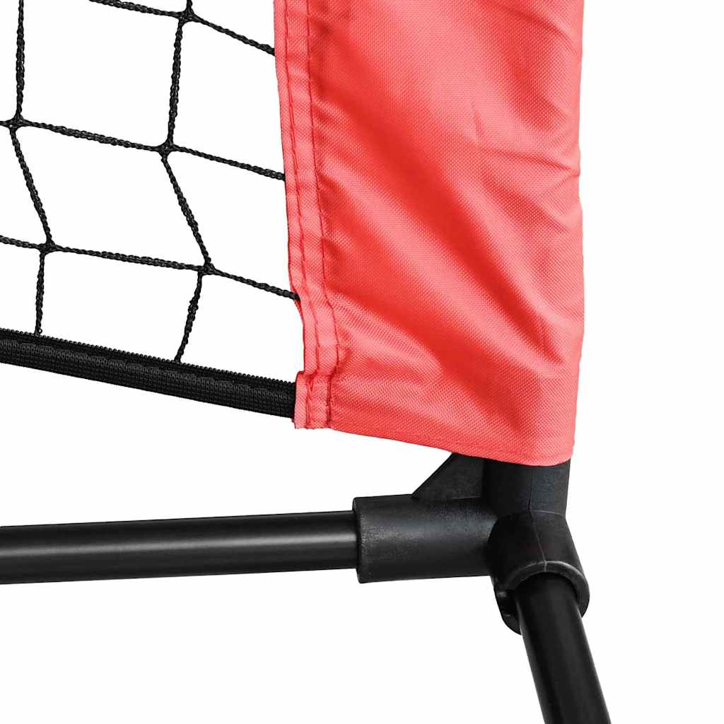 Tennisnetz Schwarz Und Rot Polyester