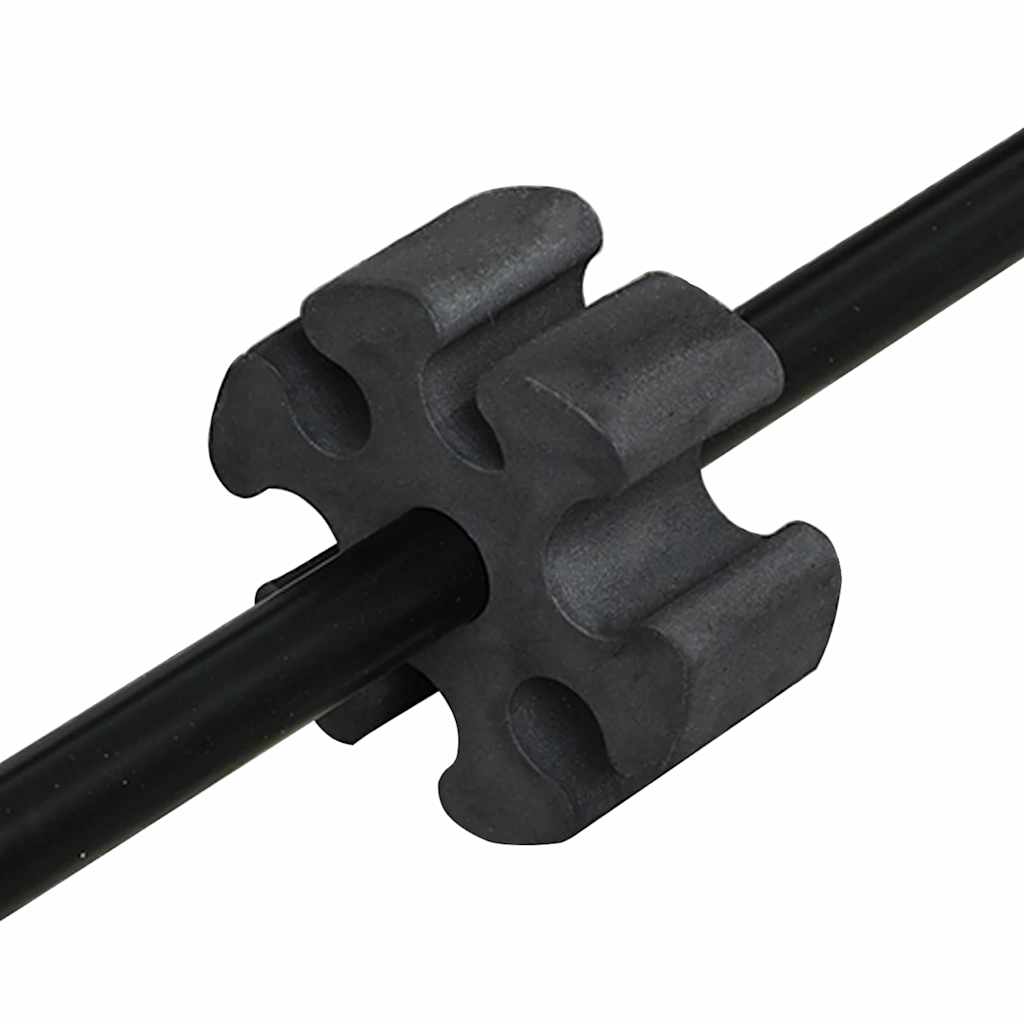 Tennisnetz Schwarz Und Rot Polyester