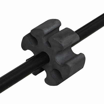 Tennisnetz Schwarz Und Rot Polyester