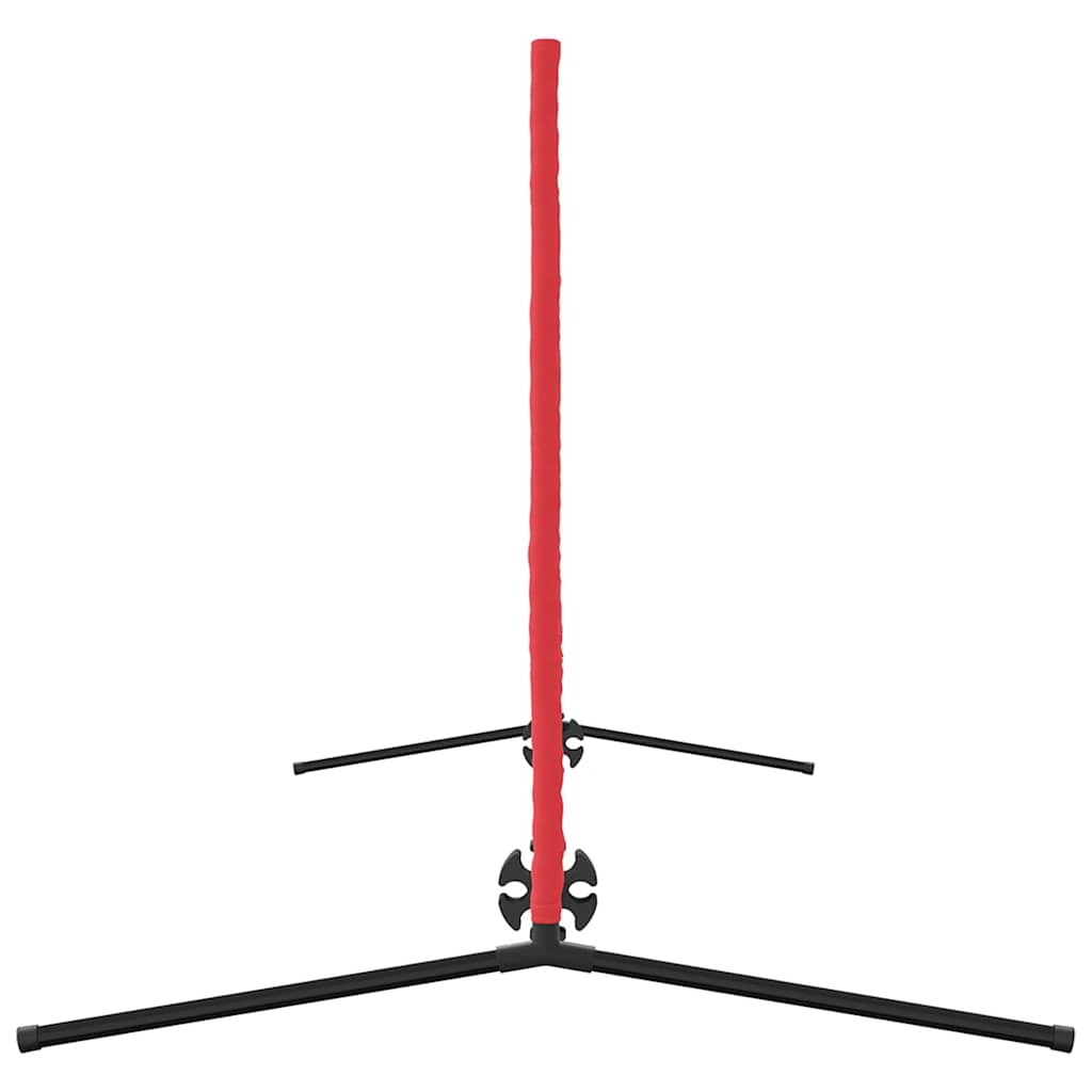 Tennisnetz Schwarz Und Rot Polyester