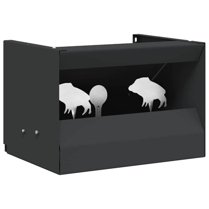 Kugelfangbox Schwarz Stahl