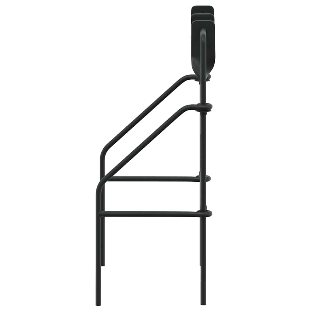 Zurücksetzbares Ziel Schwarz 26 X 13 X 31 Cm Stahl