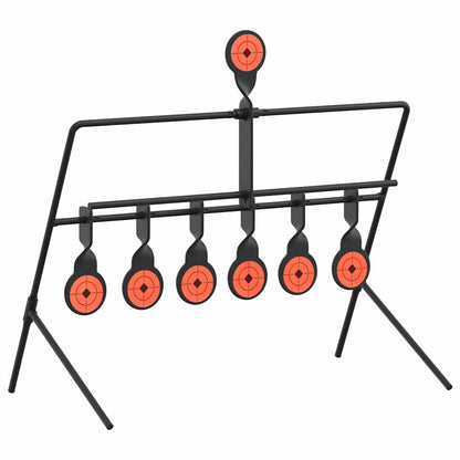 Zurücksetzbares Ziel Schwarz 26 X 13 X 31 Cm Stahl