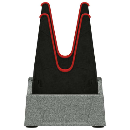 Schießauflage Grau Plastik